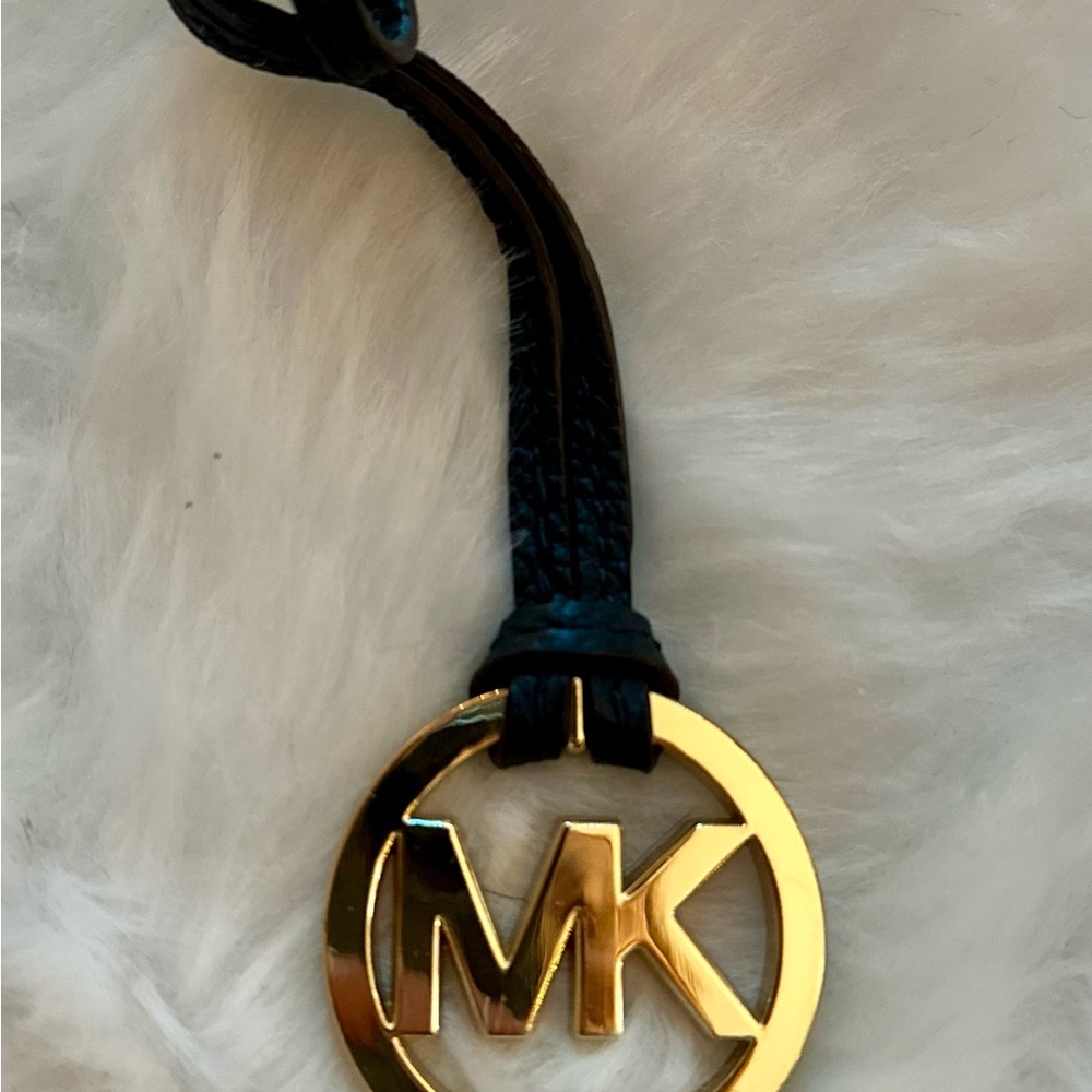 Michael Kors Gold and Black Bag Charm